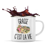 Mug Métal Émaillé Grasse c’est la vie