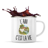 Mug Métal Émaillé L’Ain c’est la vie