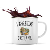Mug Métal Émaillé L’Angleterre c’est la vie