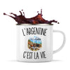 Mug Métal Émaillé L’Argentine c’est la vie