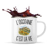 Mug Métal Émaillé L’Occitanie c’est la vie