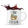 Mug Métal Émaillé L’Orne c’est la vie