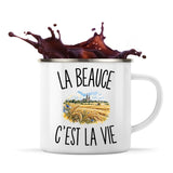Mug Métal Émaillé La Beauce c’est la vie