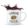 Mug Métal Émaillé La Bourgogne c’est la vie