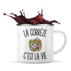 Mug Métal Émaillé La Corrèze c’est la vie