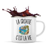 Mug Métal Émaillé La Croatie c’est la vie