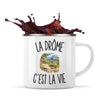 Mug Métal Émaillé La Drôme c’est la vie
