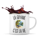 Mug Métal Émaillé La Guyane c’est la vie