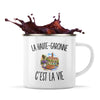Mug Métal Émaillé La Haute-Garonne c’est la vie