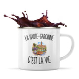 Mug Métal Émaillé La Haute-Garonne c’est la vie