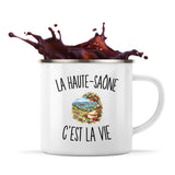 Mug Métal Émaillé La Haute-Saône c’est la vie