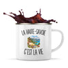 Mug Métal Émaillé La Haute-Savoie c’est la vie
