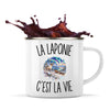 Mug Métal Émaillé La Laponie c’est la vie