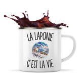 Mug Métal Émaillé La Laponie c’est la vie