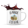 Mug Métal Émaillé La Manche c’est la vie