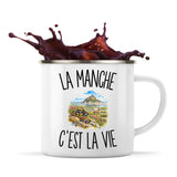 Mug Métal Émaillé La Manche c’est la vie