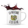 Mug Métal Émaillé La Mayenne c’est la vie