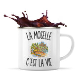 Mug Métal Émaillé La Moselle c’est la vie