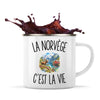 Mug Métal Émaillé La Norvège c’est la vie
