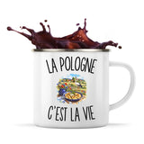 Mug Métal Émaillé La Pologne c’est la vie