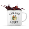 Mug Métal Émaillé La Roche-sur-Yon c’est la vie