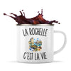 Mug Métal Émaillé La Rochelle c’est la vie