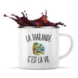 Mug Métal Émaillé La Thaïlande c’est la vie