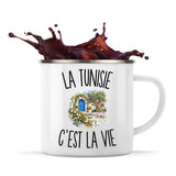 Mug Métal Émaillé La Tunisie c’est la vie