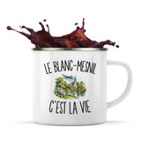 Mug Métal Émaillé Le Blanc-Mesnil c’est la vie