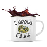 Mug Métal Émaillé Le Bourbonnais c’est la vie