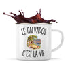 Mug Métal Émaillé Le Calvados c’est la vie