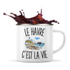 Mug Métal Émaillé Le Havre c’est la vie