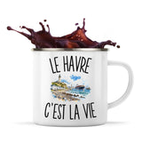Mug Métal Émaillé Le Havre c’est la vie