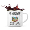 Mug Métal Émaillé Le Morbihan c’est la vie