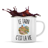 Mug Métal Émaillé Le Tarn c’est la vie