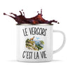 Mug Métal Émaillé Le Vercors c’est la vie