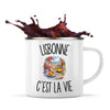 Mug Métal Émaillé Lisbonne c’est la vie