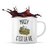 Mug Métal Émaillé Massy c’est la vie