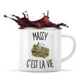 Mug Métal Émaillé Massy c’est la vie