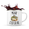 Mug Métal Émaillé Meaux c’est la vie