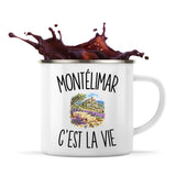 Mug Métal Émaillé Montélimar c’est la vie