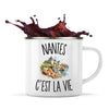 Mug Métal Émaillé Nantes c’est la vie