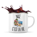 Mug Métal Émaillé Nice c’est la vie