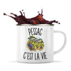 Mug Métal Émaillé Pessac c’est la vie