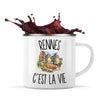 Mug Métal Émaillé Rennes c’est la vie