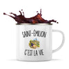 Mug Métal Émaillé Saint-Émilion c’est la vie