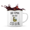 Mug Métal Émaillé Saint-Germain-en-Laye c’est la vie