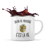 Mug Métal Émaillé Salon-de-Provence c’est la vie