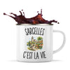 Mug Métal Émaillé Sarcelles c’est la vie