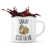 Mug Métal Émaillé Sarlat c’est la vie